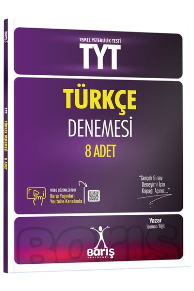 Barış Yayınları TYT Türkçe Denemesi 8 Adet