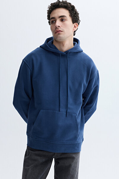 Mudo Hooded Kangaro Pocket O Oversized Sweatshirt