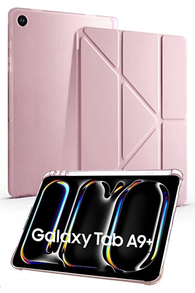 Nezih Case Samsung Galaxy Tab A9 Plus 11 Inc (X210) Kalem Bölümlü Standlı Uyk...