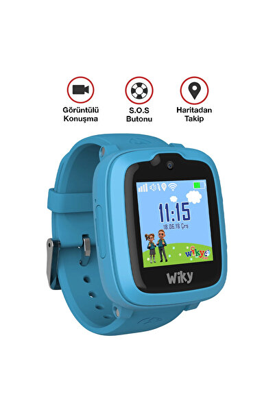 Wiky Watch 4 Plus Mavi Akıllı Çocuk Saati