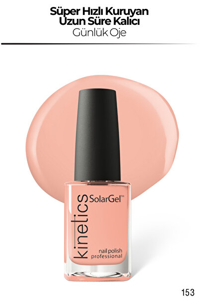 kinetics SolarGel Günlük Oje - Uzun Süre Kalıcı, Yoğun Pigment | #153 CASHMER...