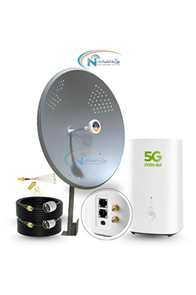 Network باكدج انتينا ميمو 32 ديبى مع راوتر CPE 5 H155-381 يدعم جميع الشبكات