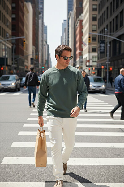 Buratti Ανδρικό φούτερ Stretch Cotton Relaxed Fit Ριχτό Λαιμό SWEAT 5901210