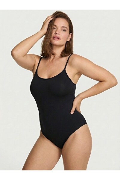 Kadın Bel İncelten Dikişsiz Askılı Çıtçıtlı Korse Body – Rahat Vücut Toparlayıcı Bodysuit
