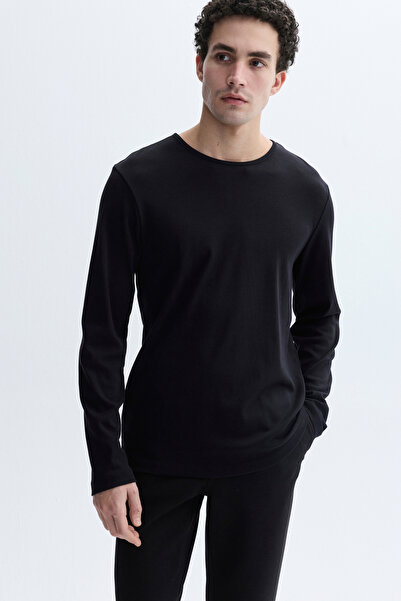 Mudo BİSİKLET YAKA UZUN KOLLU T-SHIRT