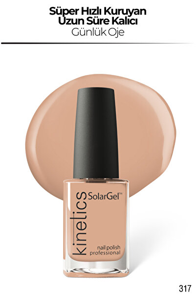 kinetics SolarGel Günlük Oje - Uzun Süre Kalıcı, Yoğun Pigment | #317 GRAND P...