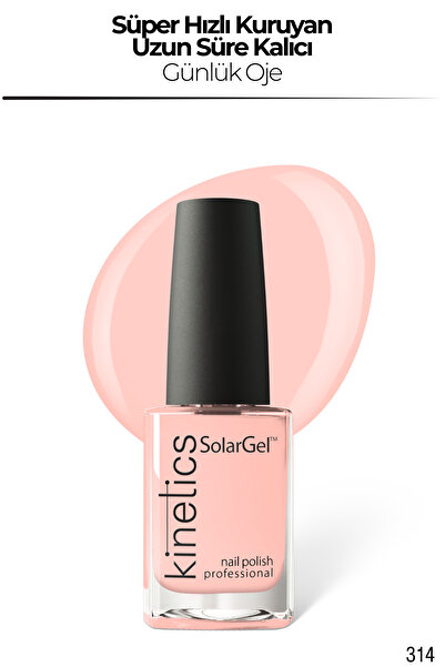 kinetics SolarGel Günlük Oje - Uzun Süre Kalıcı, Yoğun Pigment | #314 PİROUET...