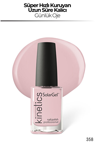 kinetics SolarGel Günlük Oje - Uzun Süre Kalıcı, Yoğun Pigment | #358 GİVE ME...
