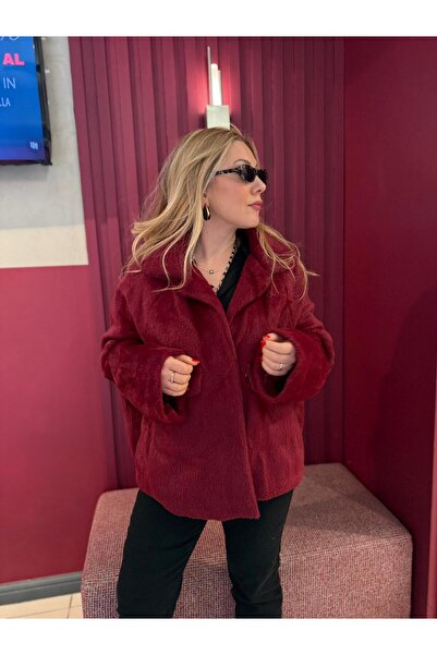 Serpirella Butik Jachetă de pluș supradimensionat