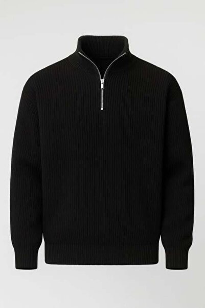 Valiberta Pulover pentru bărbați Nolan Oversize Thessaloniki Knit cu jumătate...