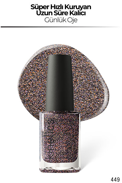 kinetics SolarGel Günlük Oje - Uzun Süre Kalıcı, Yoğun Pigment | #449 A BİT O...