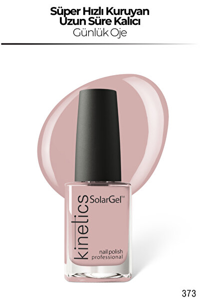 kinetics SolarGel Günlük Oje - Uzun Süre Kalıcı, Yoğun Pigment | #373 LOST SO...