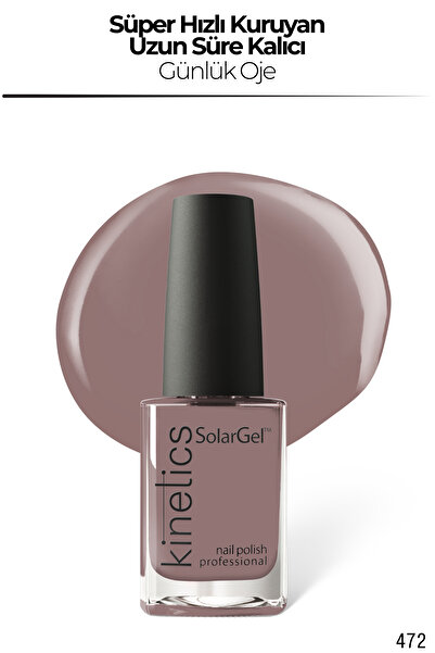 kinetics SolarGel Günlük Oje - Uzun Süre Kalıcı, Yoğun Pigment | #472 SORROW ...