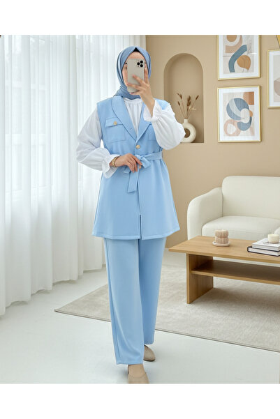 Modamorfo Комплект з трьох предметів з нульовим коміром, застібкою спереду та...