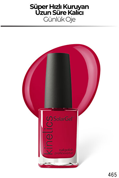 kinetics SolarGel Günlük Oje - Uzun Süre Kalıcı, Yoğun Pigment | #465 BLOODY ...