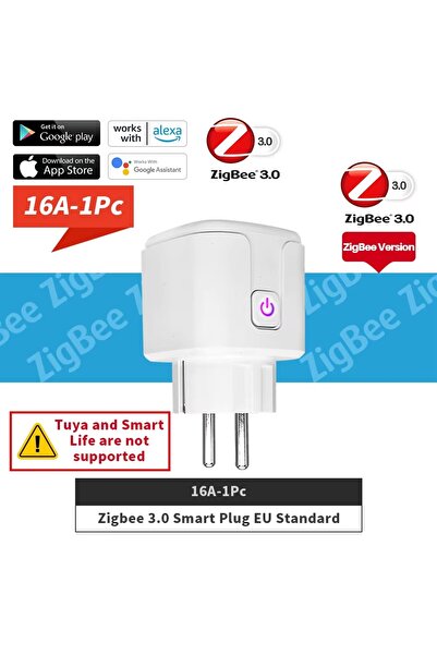 Choice مقبس ذكي واي فاي Tuya بقوة 16 أمبير بتقنية ZigBee 3.0، مخرج طاقة أوروب...