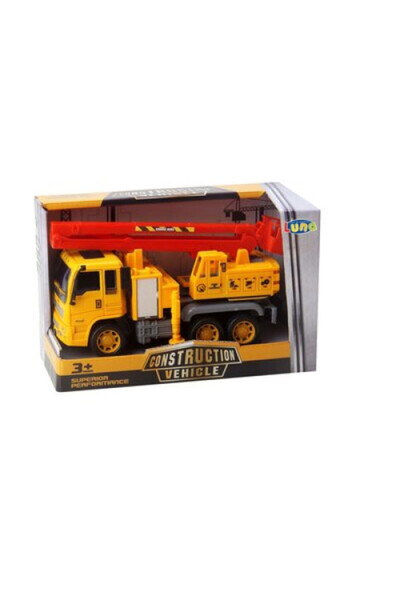 Luna Αυτοκινητάκι με μηχανισμό τριβής, Αυτοκίνητο κατασκευών, 22x10x14 εκ., Κ...