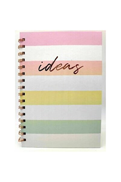 Anker Caiet spiralat A5 auriu-roz