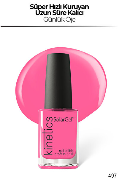 kinetics SolarGel Günlük Oje - Uzun Süre Kalıcı, Yoğun Pigment | #497 SAVAGE ...