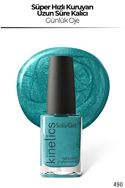 kinetics SolarGel Günlük Oje - Uzun Süre Kalıcı, Yoğun Pigment | #490 BİZARRE...