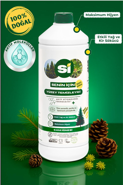 %100 Doğal Yüzey Temizleyici Çam İğnesi 900ML