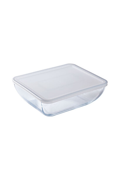 Pyrex Rectangular Storage Container with Lid 4 L