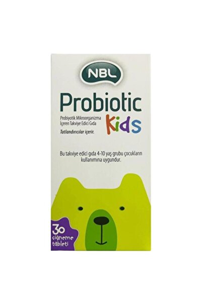 NBL Probiotic Kids 30 Çiğneme Tableti-SKT:04/2027