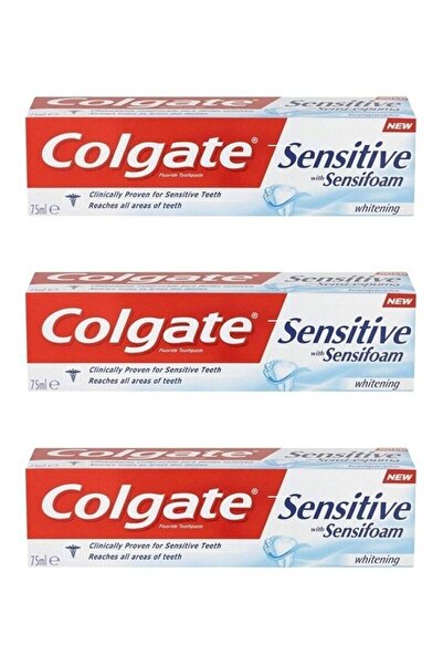 Colgate Diş Macunu Sensitive Sensifoam 75 Ml 6001067045441 (3 Adet)