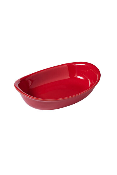 Pyrex Oval Fırın Kabı 26 cm Kırmızı