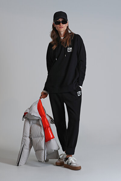 Lufian Nıce Örme Kadın Eşofman Altı Siyah