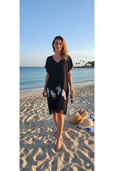 Nevin Acar ΜΑΥΡΟ ΦΟΡΕΜΑ ΠΑΡΑΛΙΑΣ ΠΕΣΤΕΜΑΛ ΜΠΑΜΠΟΥ