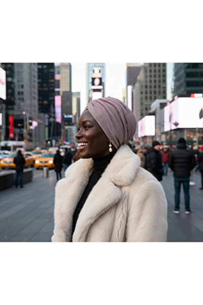 fidan bone غطاء رأس جاهز مزدوج الجوانب بنمط منسدل وردة مجففة، مناسب للاستخدام...