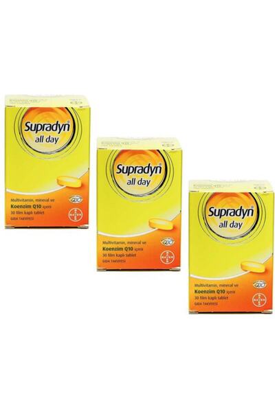 Supradyn Koenzim Q10 Multivitamin 30 Tablet (3 KUTU)