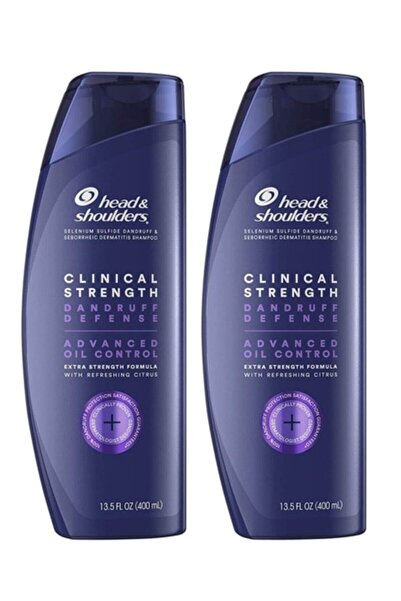 Head & Shoulders Clinical Dandruff Defense Oil Control 400 ml X 2 Pieces