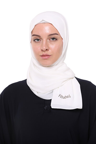 Altobeh شال حجاب عادي من حرير المدينة - إكرو