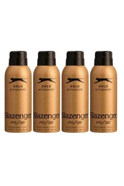 Slazenger Gold Active Sport Erkek Deodorant 150 Ml - 4 Adet