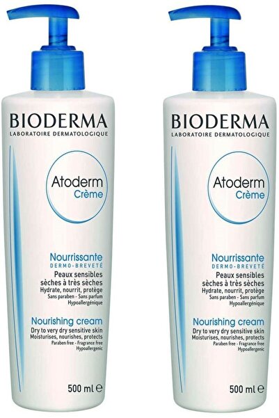 Bioderma Atoderm Çok Kuru Ciltler Için Nemlendirici Krem 500 ml 2 Adet 340139...