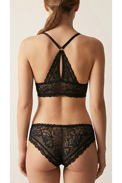 DE JUMO مجموعة حمالة صدر علوية سفلية مدعمة للنساء