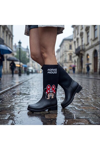 ÇİĞDEM KUNDURA Çiğdem Mıckey Mouse Lastik Çizme