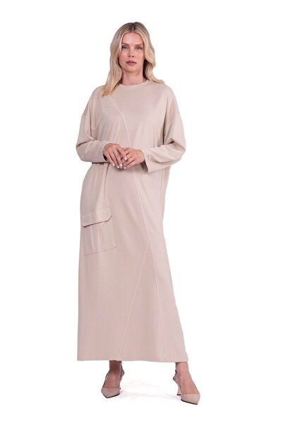 Invee Бавовняна сукня БЕЖ