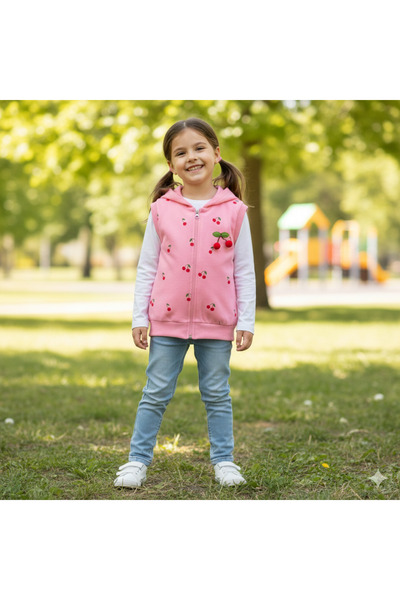 ir-ay kids free Twowire Cherry Girl's Vest 12 Months, 2Y, 3Y, 4Y Girl