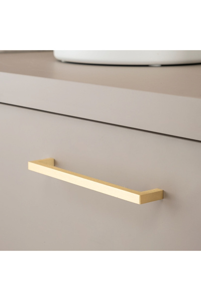 System Mat Altın Rengi 96 Mm Modern Kulp - Ssy7938 0096 Bb - Mobilya Kulpları