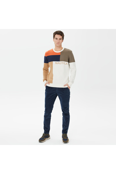 Nautica Erkek Lacivert Kadife Pantolon