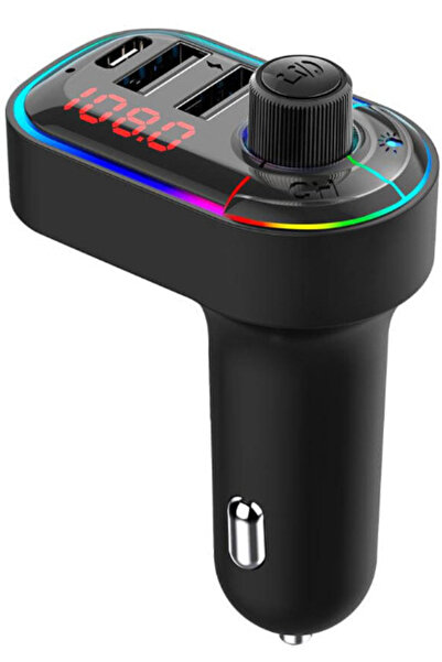 BASHAR Modulator FM C12 Bluetooth RGB 3.1A+Tip C