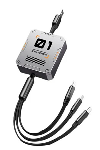Mihai Data cable with 3 different Q SJ100 plugs 100W