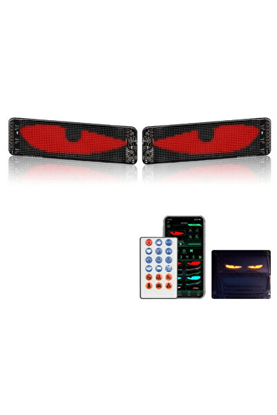 Ruan Set de 2 ecrane publicitare flexibile 60/12 cm cu USB Devil's Eye BT ecr...