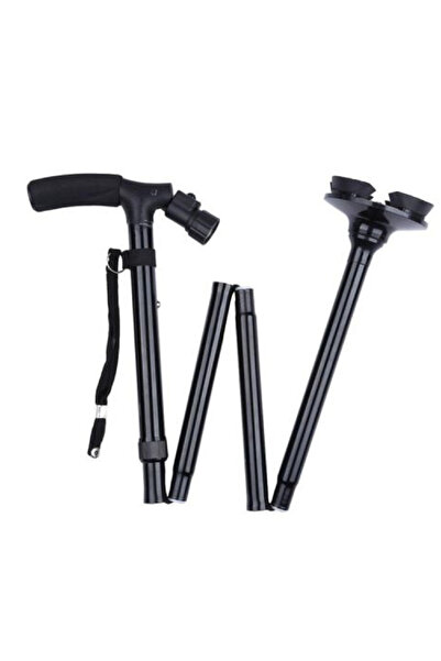 OEM Baston de sprijin Trusty Cane cu inaltime reglabila pliabil cu lanterna