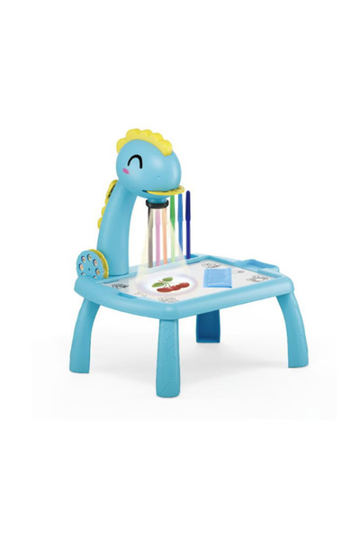 MANDU Blue drawing table with projection