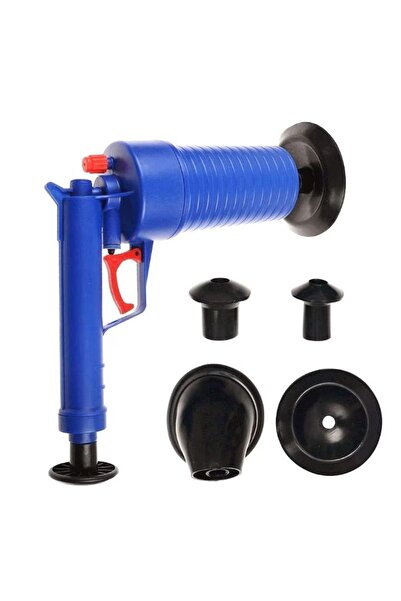 OEM Pompa cu aer comprimat cu 4 accesorii pentru desfundat tevile