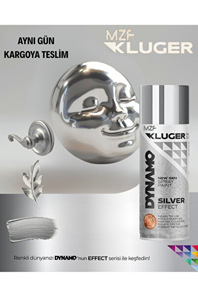 MZF Kluger Sprey Boya Gümüş Krom Efekt